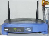 [ Image: Linksys router WRT54GS 
				 ]